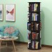 360° Rotating Stackable Shelves Bookshelf Organizer - Black